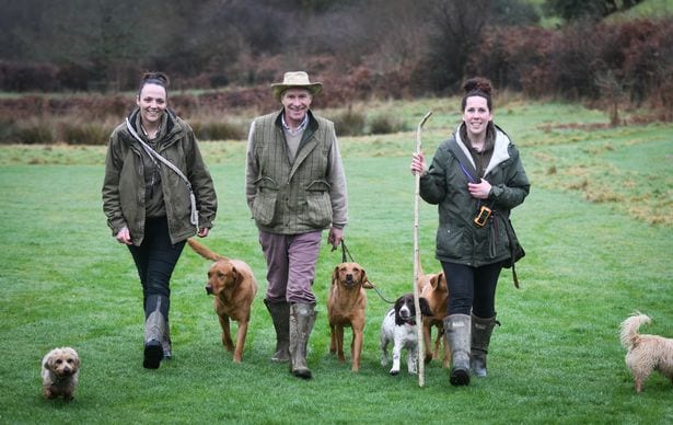 Founder Mark Thompson with staff members Natalie Begley (left) and Sian Richards